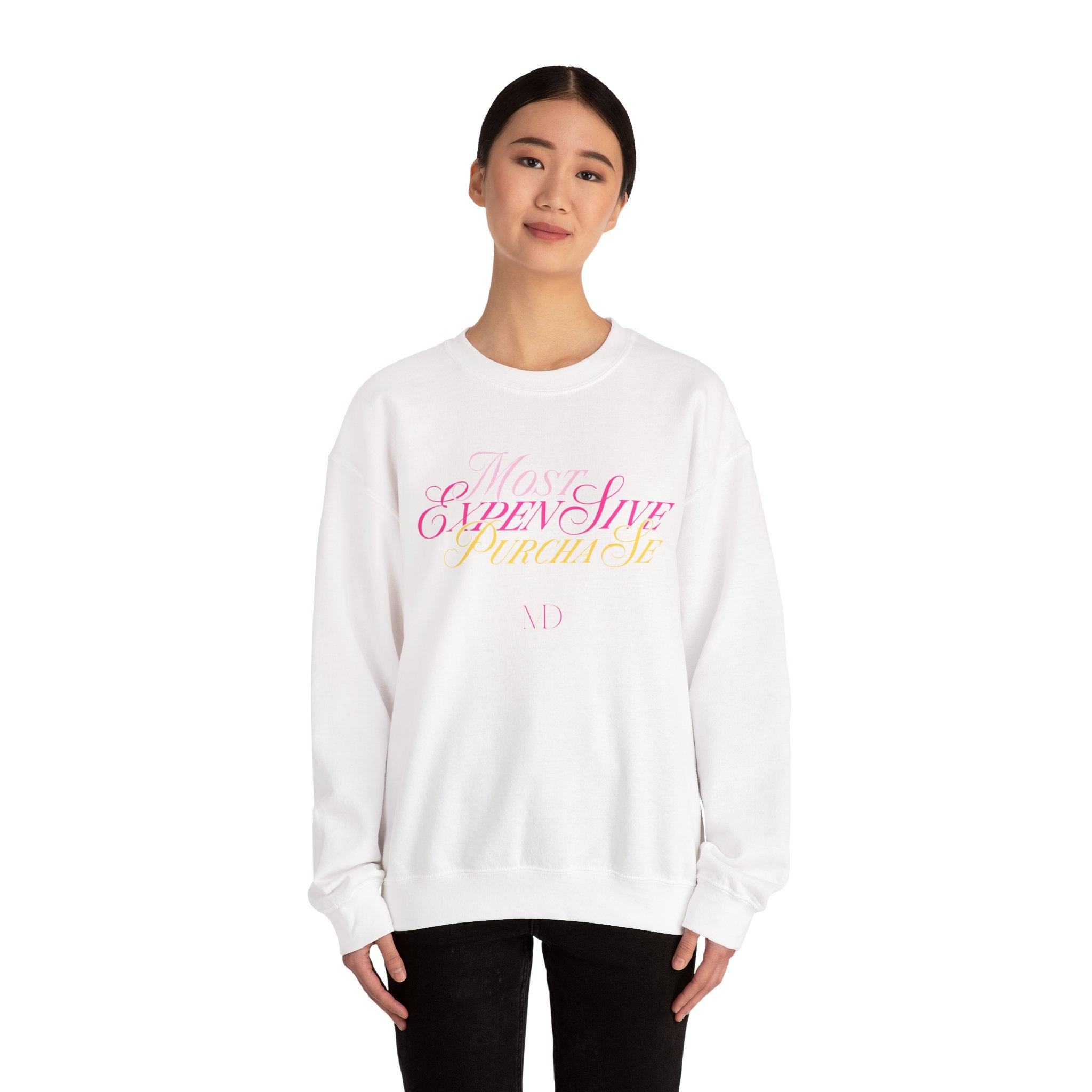 Most Expensive Purchase Crewneck | Butter Yellow