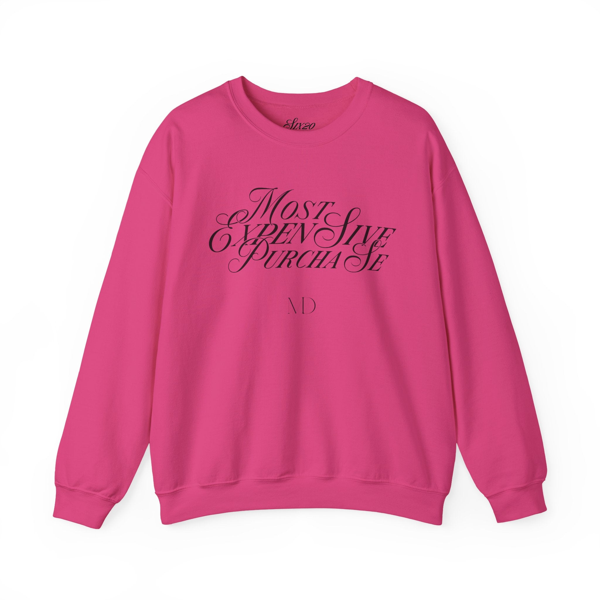 Most Expensive Purchase Crewneck | Chic Black