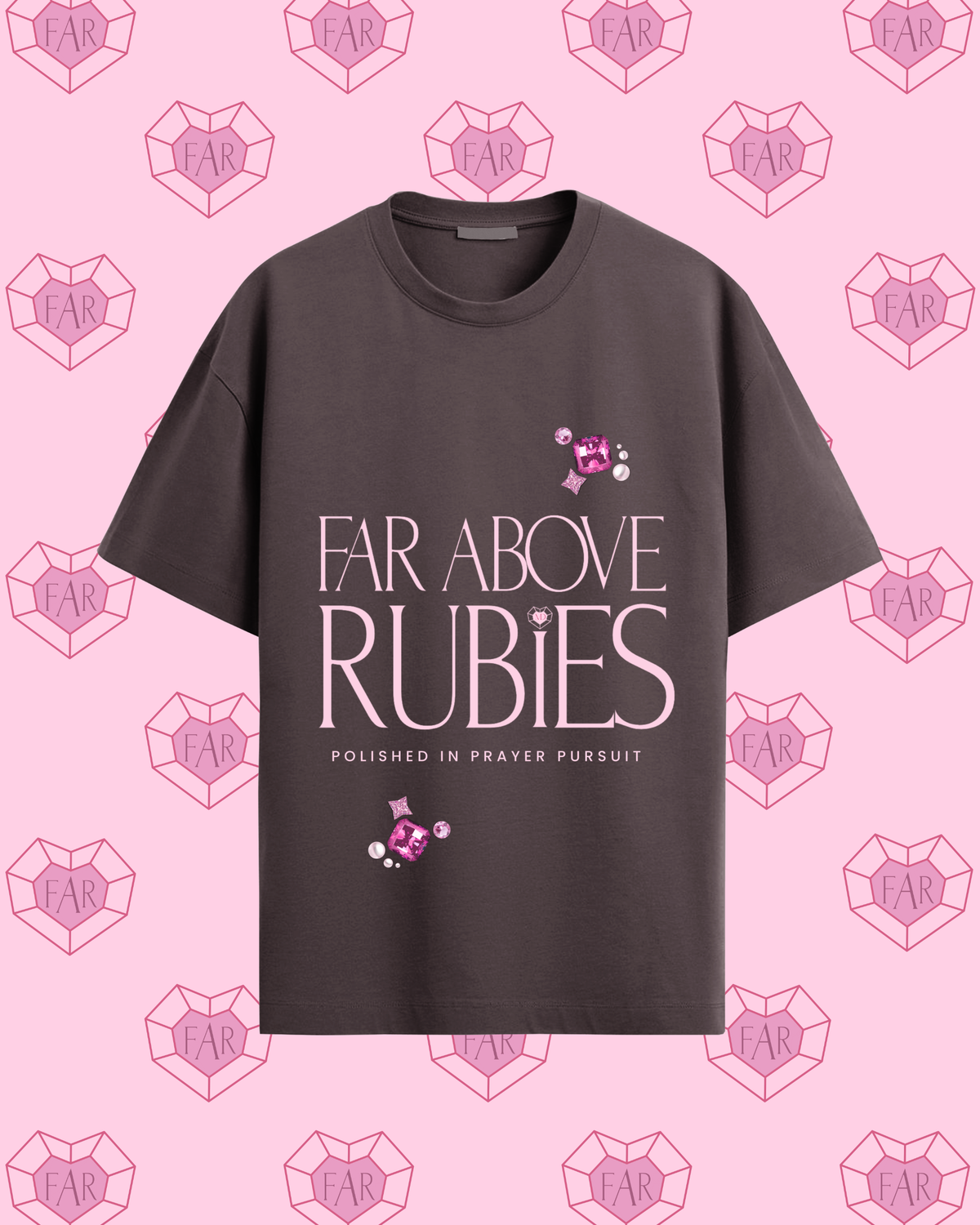 FAR Polished in Prayer T shirt | Expresso