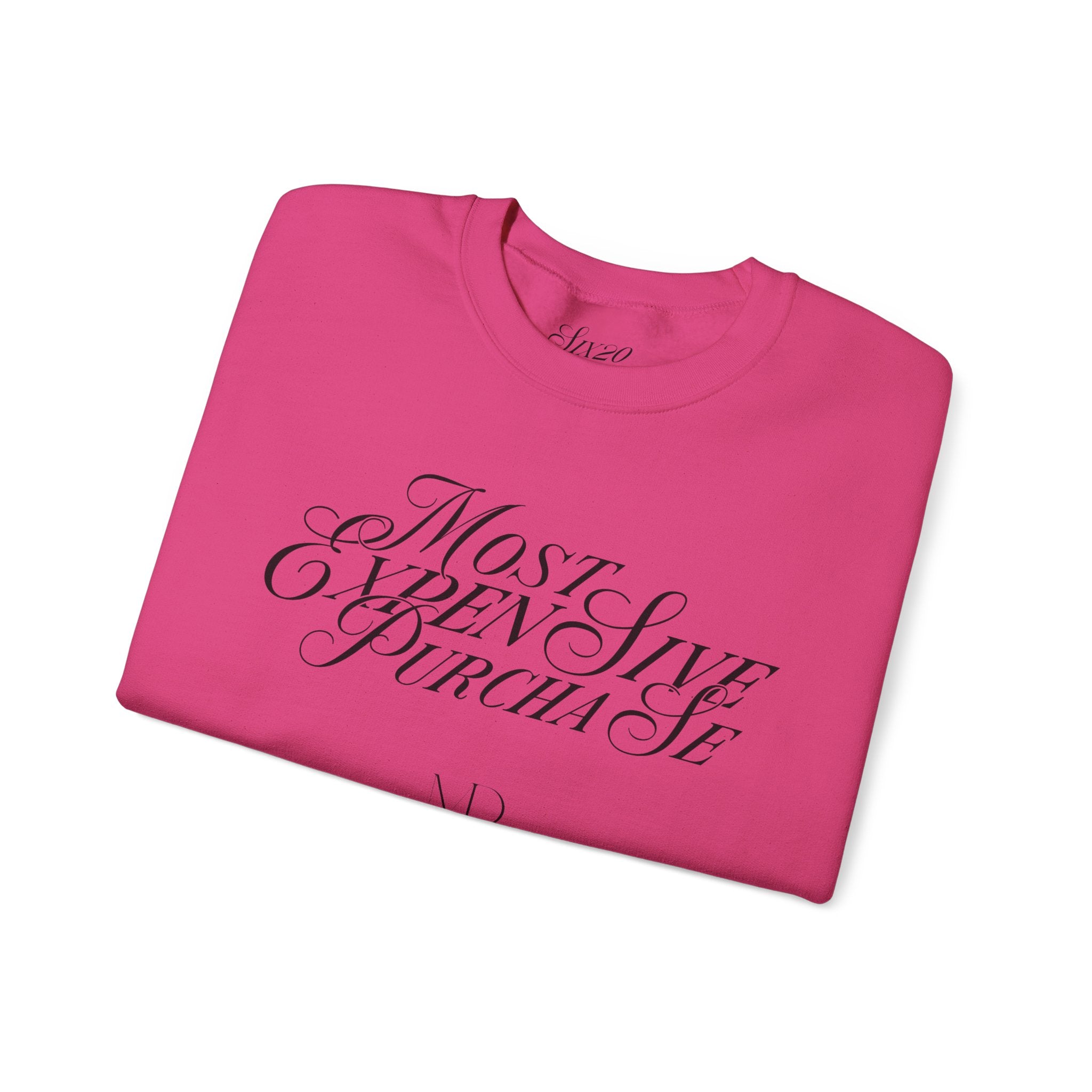 Most Expensive Purchase Crewneck | Chic Black