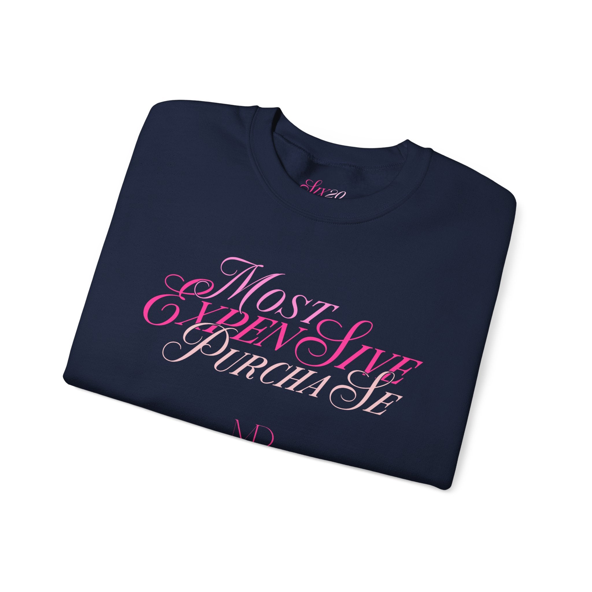 Most Expensive Purchase Crewneck | Pink on Pink