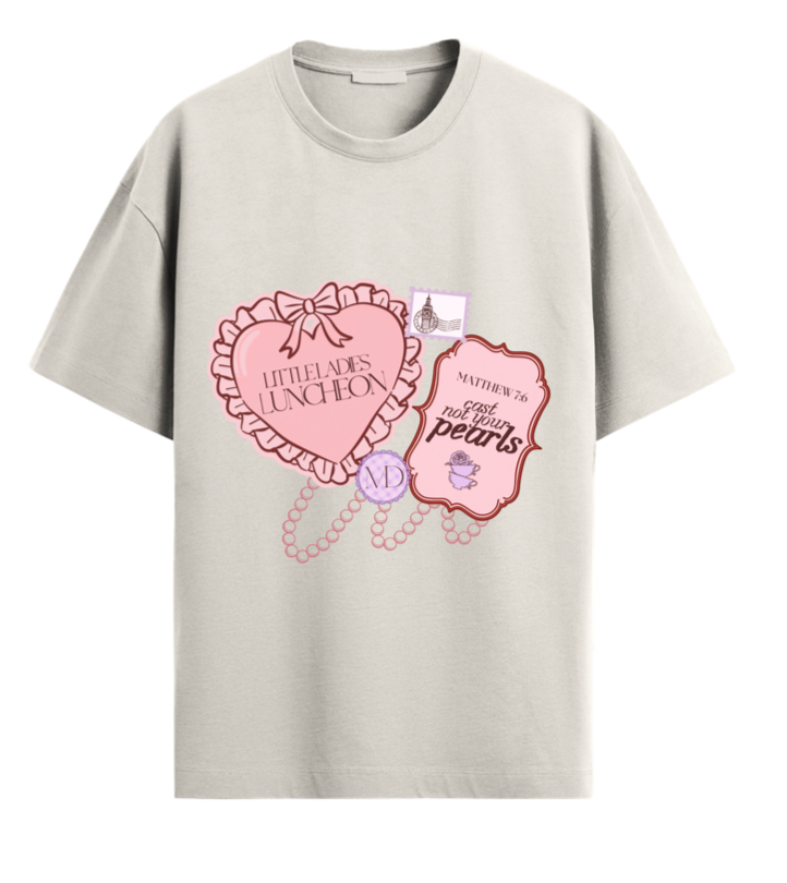 Little Ladies Luncheon Cast Not T-shirt | Tan
